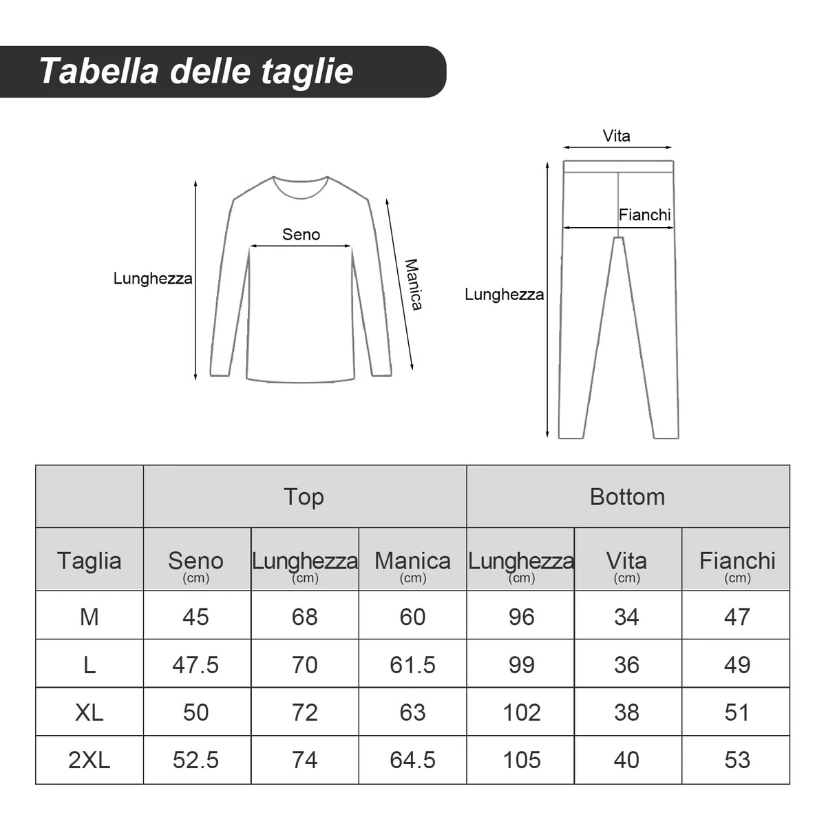 Channo Uomo Set Intimo Termico: Maglia Termica Biancheria Intima Sci Invernale Pantaloni Manica Lunga Funzionale
