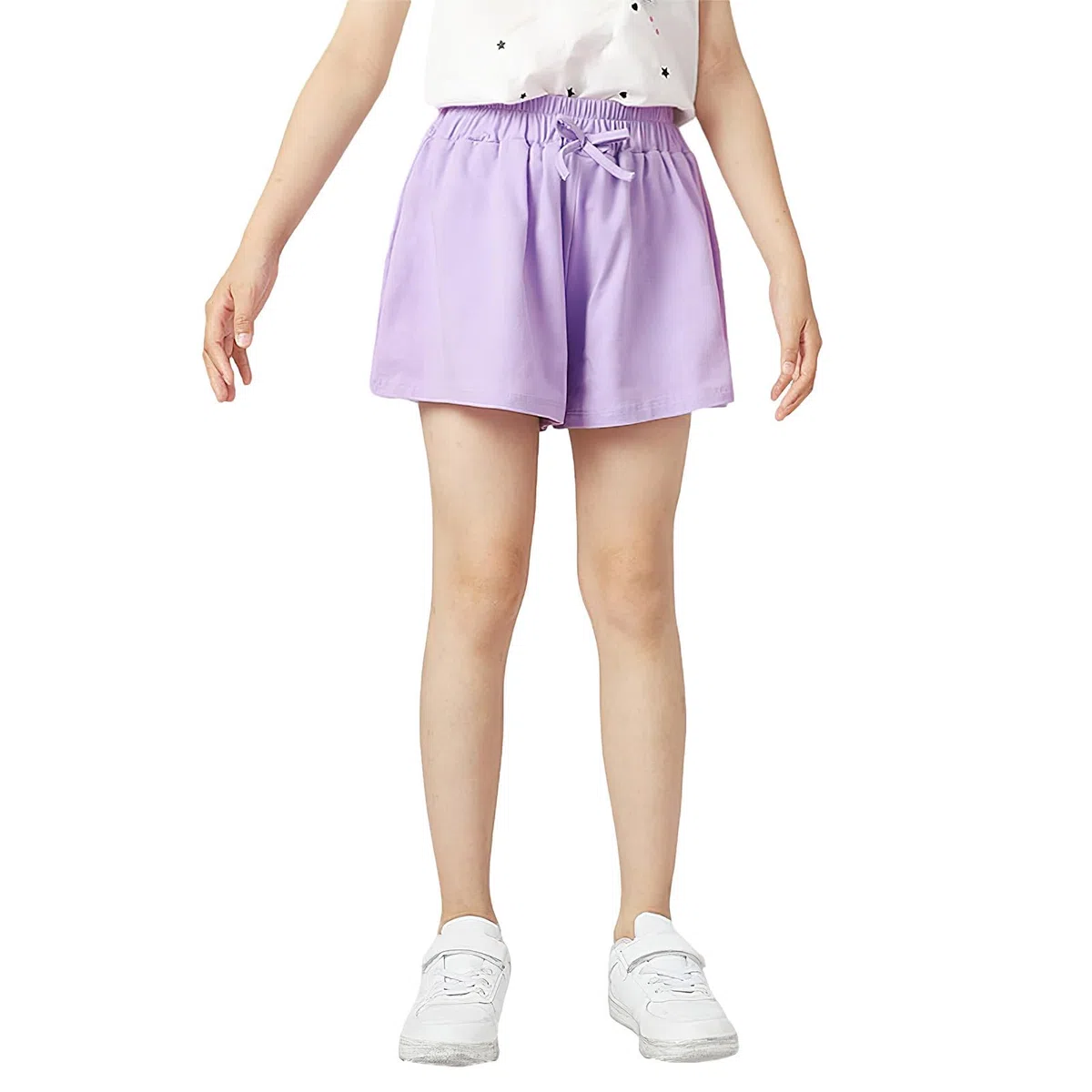 amropi Pantaloncini da Ginnastica per Ragazze Pacco de 3 Shorts Sportivi Estivi in Cotone per 3-11 Anni