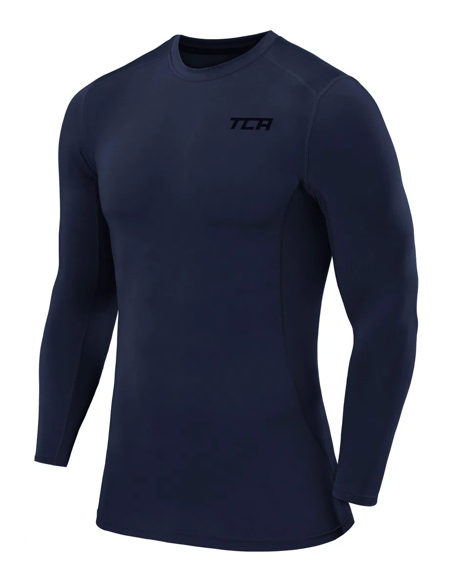 TCA PRO Performance Compression Base Layer Top Termico da Uomo Manica Lunga