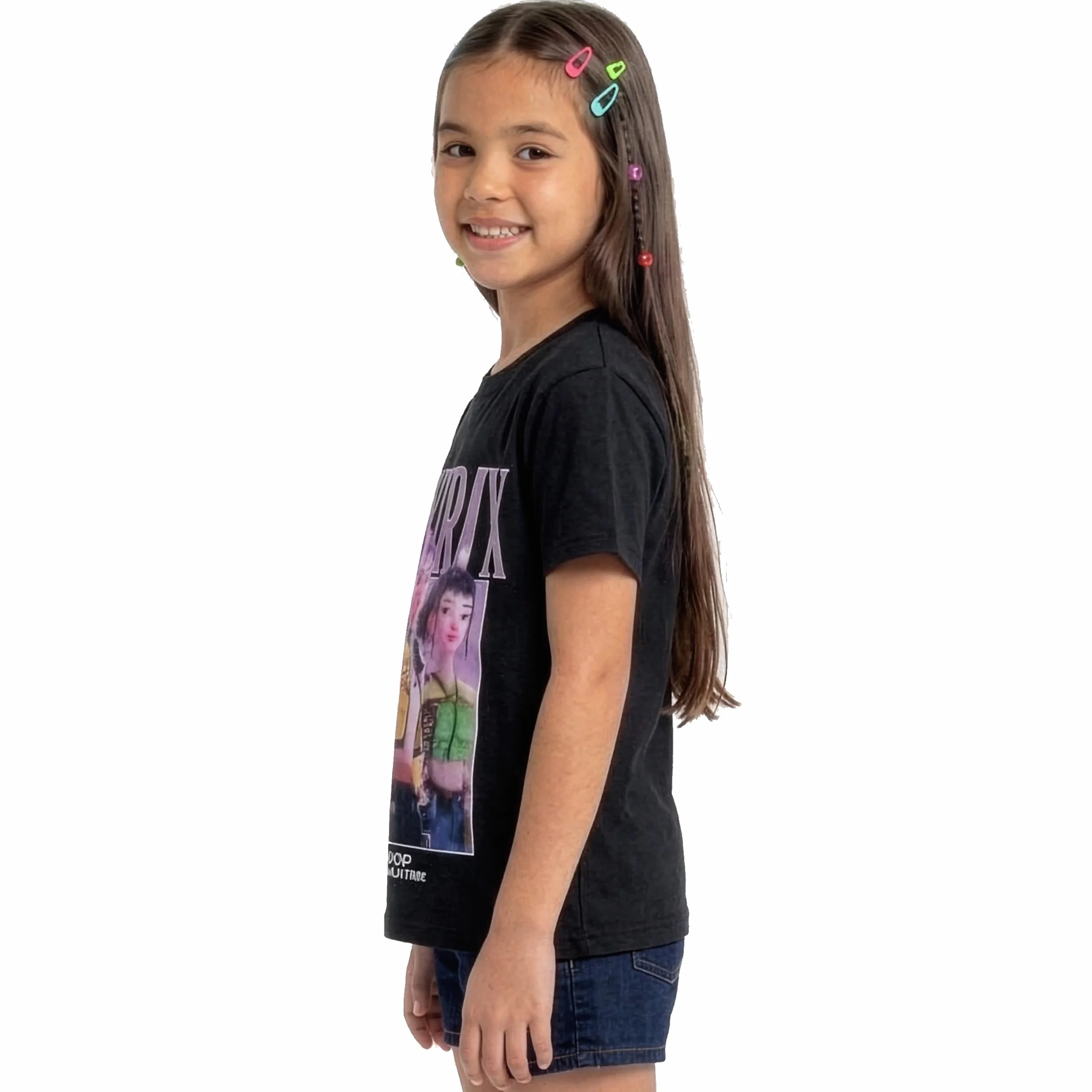 KPop Demon Hunters Tshirt, Huntrix T Shirt a Maniche Corte, Top Ragazza Estivo