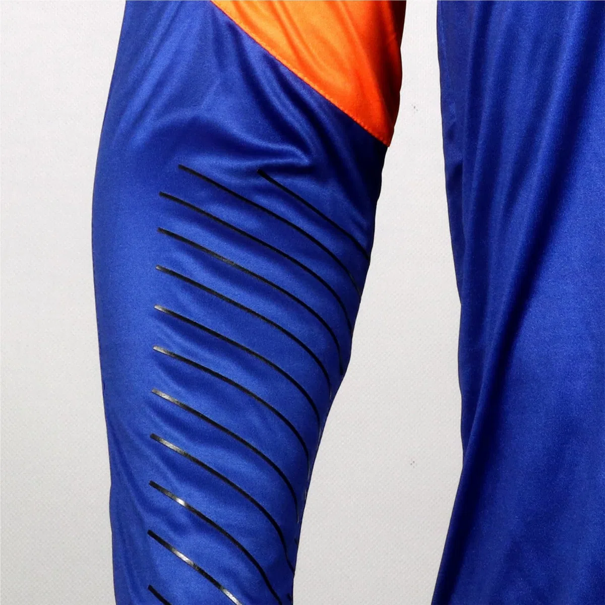 Ho Soccer KONTROL Blue/Orange - Maglietta da Portiere, Unisex, per Adulti, Blu/Arancione, L