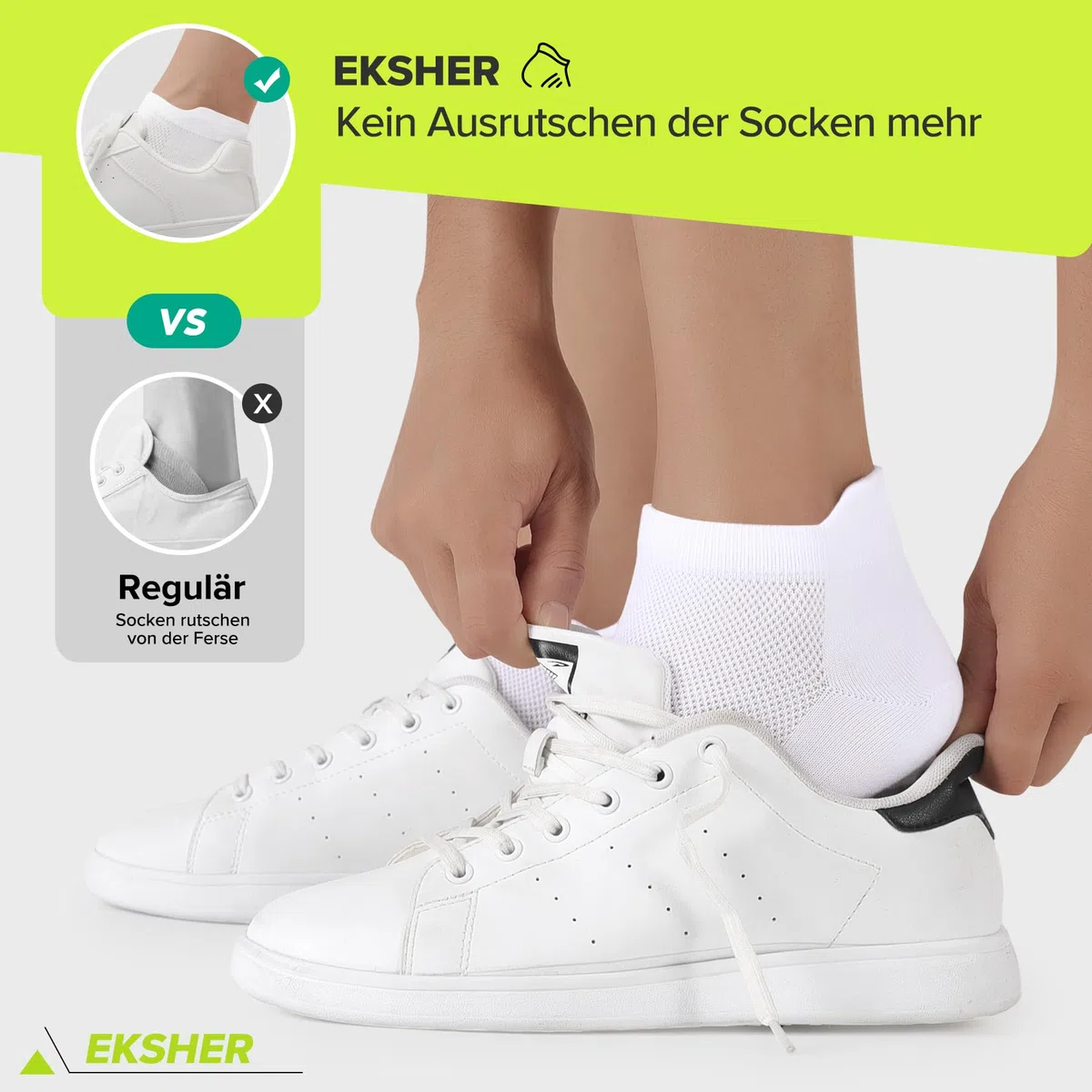 10 Paia Calze Corti Uomo & Donna Cotone Calzini Sportivi Traspirante Fantasmini Uomo da Running Unisex Estate 35-50