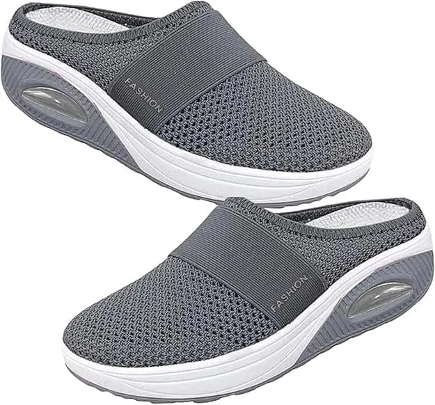 Scarpe da Passeggio Slip-on con Cuscino d'Aria da Donna,Ortopediche Scarpe Traspiranti e Casual con Cuscino d'Aria,Scarpe da Donna per diabetici da Passeggio