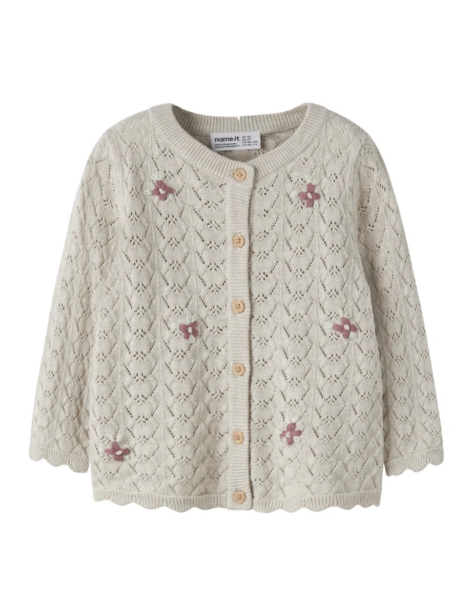 Name IT Nmfhimali LS Knit Card Bambine e Ragazze