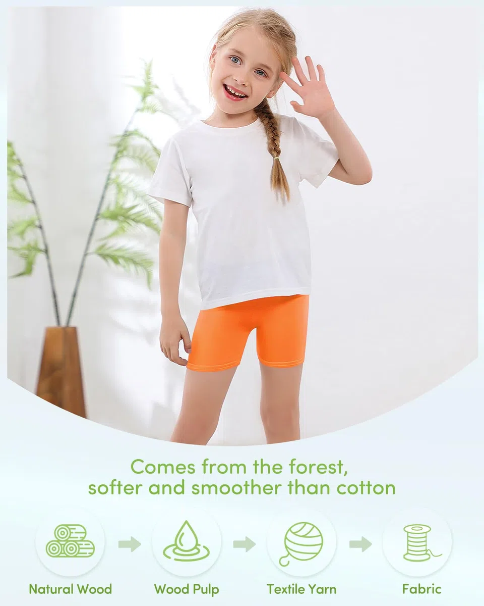Adorel Pantaloncini Corti Shorts Bambina Confezione da 8