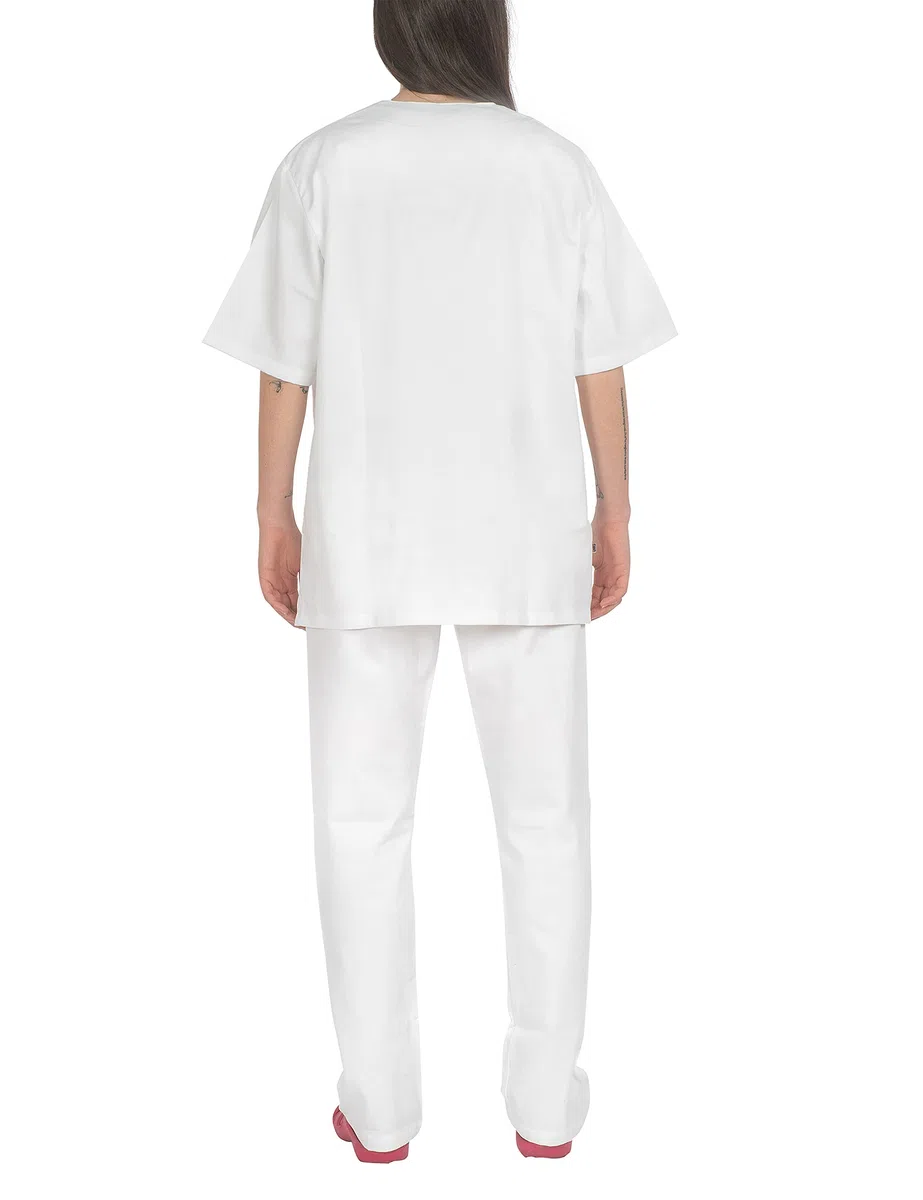 C.B.F. - Produzione professionale abbigliamento da lavoro Divisa Sanitaria Ospedaliera Uomo Donna in 100% Cotone Sanforizzato - Casacca e Pantalone - Infermiere OSS Estetista