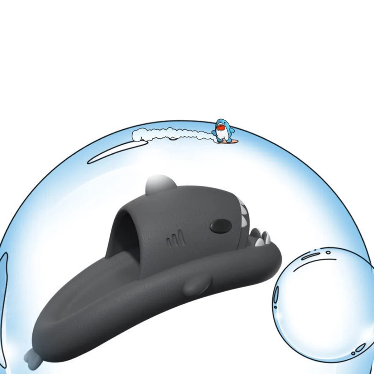 Sisttke Ciabatte Squalo Bambini Shark Slides Nuvola Sandali Ragazzi Cuscino Slippers Ragazze Casa Pantofole Spiaggia Piscina Doccia A Punta Aperta Estate Infradito