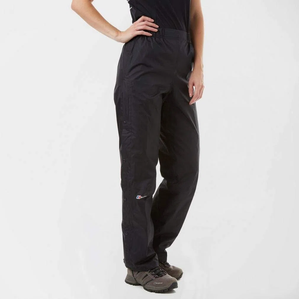 Berghaus - Deluge Waterproof Breathable Overtrousers | Durable | Comfortable Rain Pants, Pantaloni Impermeabili Donna