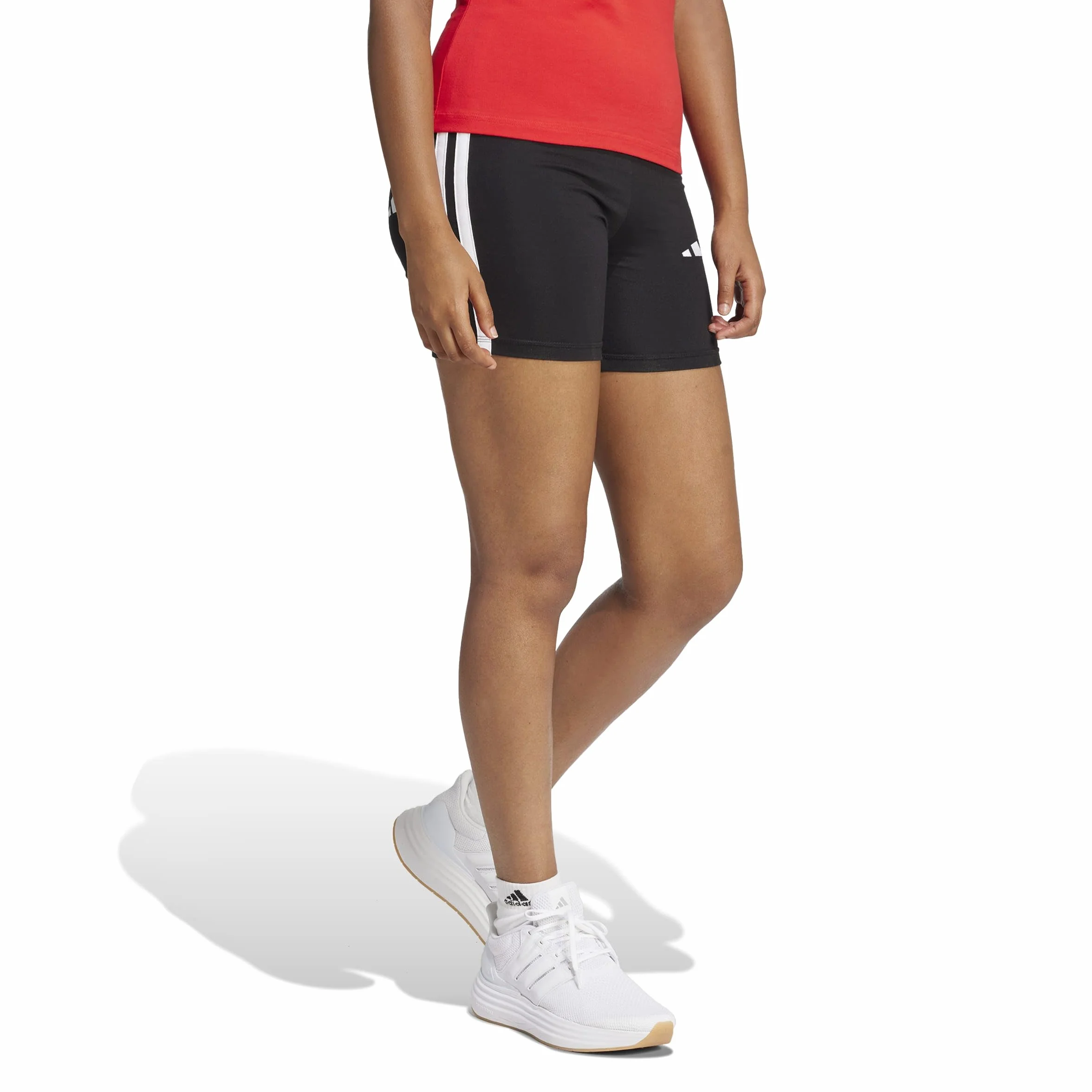 adidas Women Short Essentials 3-Stripes High Waisted Biker
