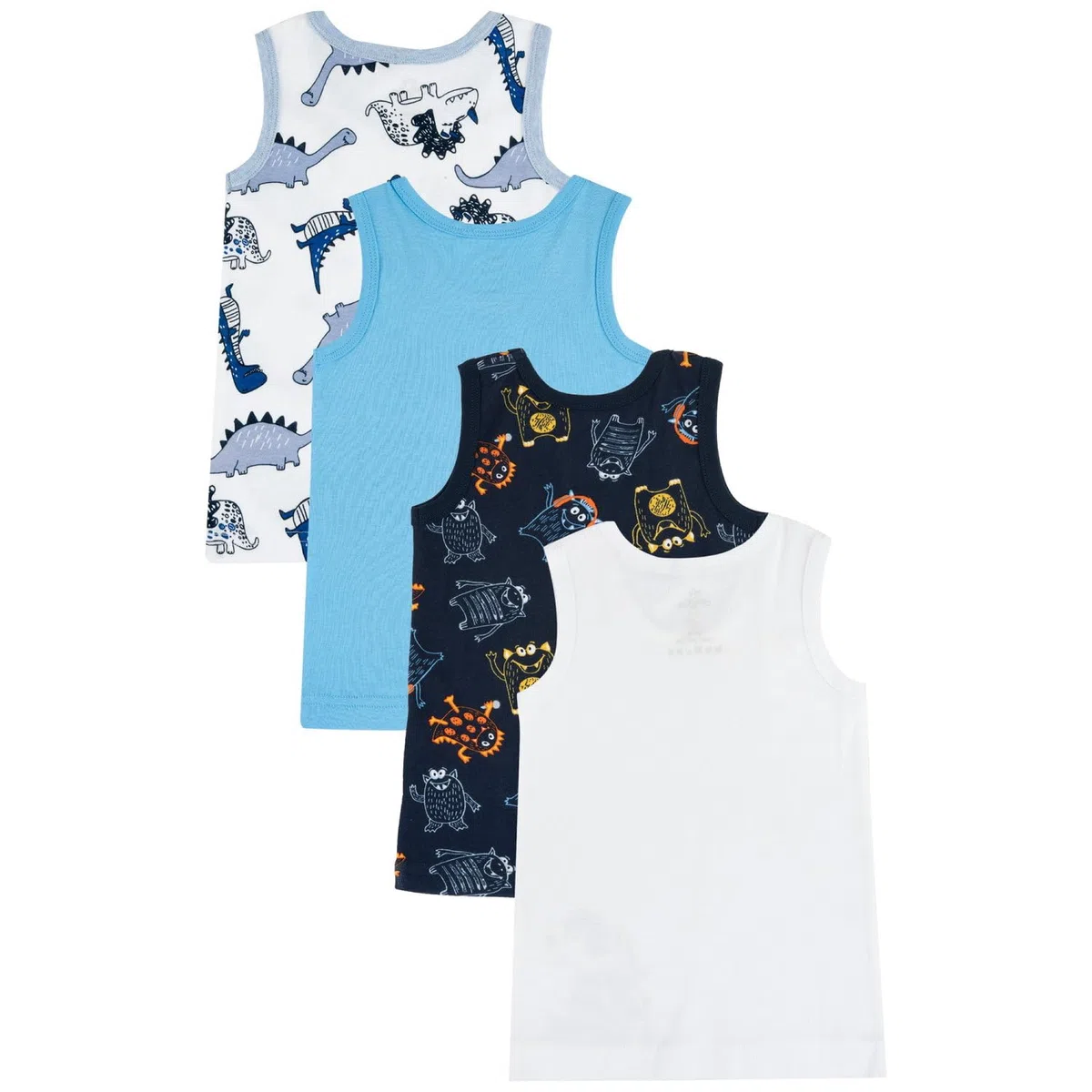 Chicco, Canottiere Bambino, 3 Canottiere in 100% Cotone, Ottimi per la Primavera e L'Estate, Abbigliamento Bambini e Ragazzi