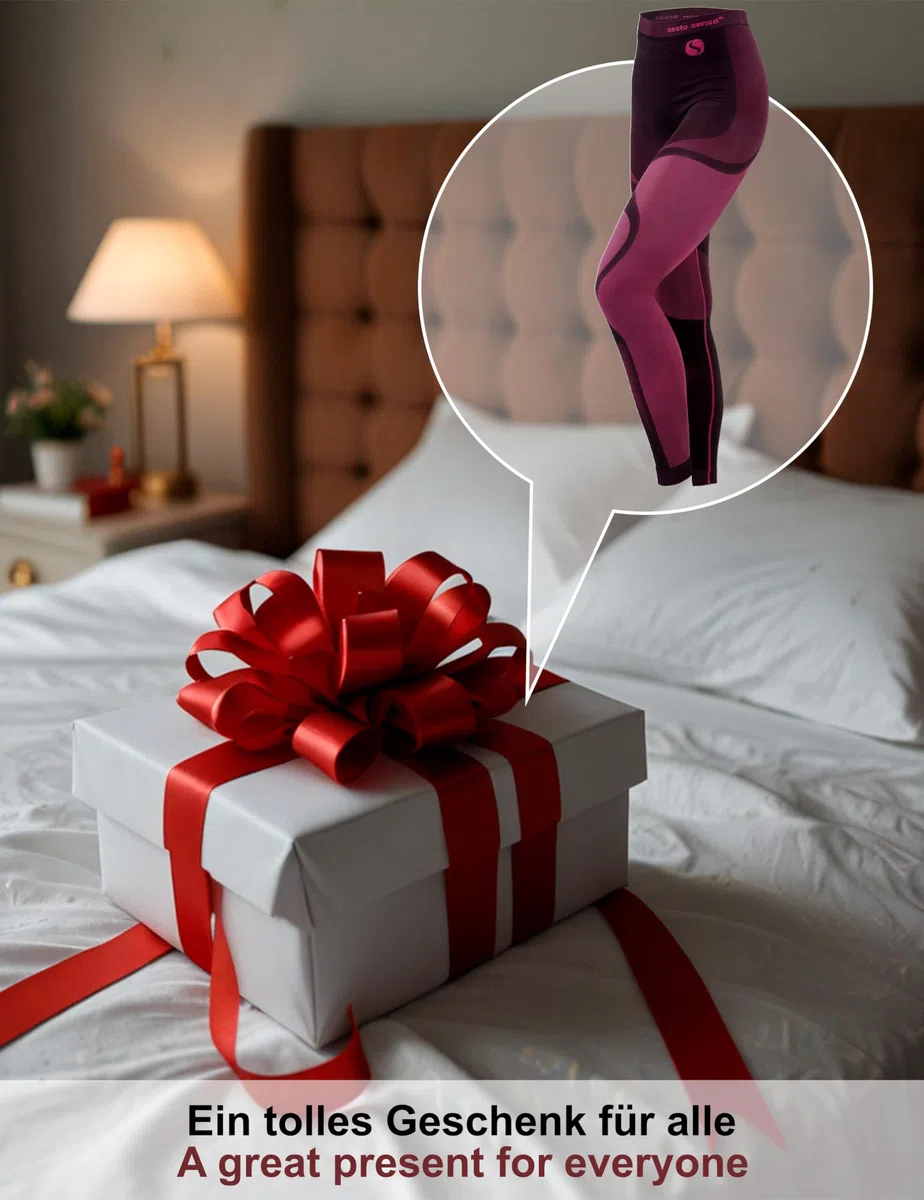 sesto senso Donna Intimo Termico Pantaloni Lunghi Funzionale Sottopantaloni Leggings Biancheria Intima Termoattivo