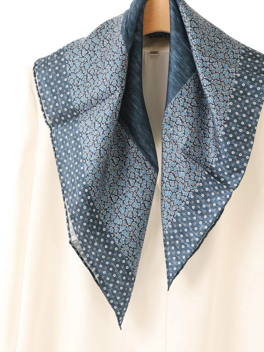 Donna 65cm estate Foulard Di Seta Bandana Fazzoletto Da Collo Colorato Olio Pittura Arte Stampa