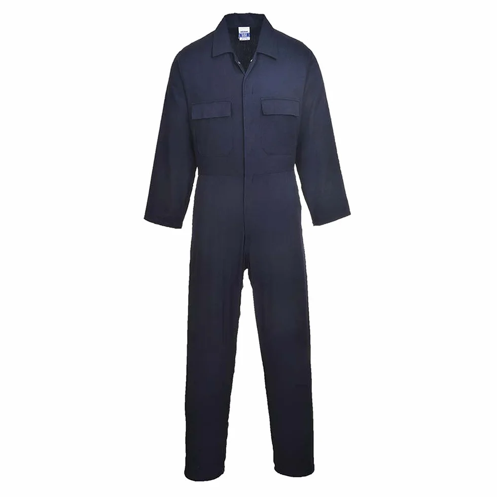 Euro Cotton Boilersuit, colorNavy talla Medium