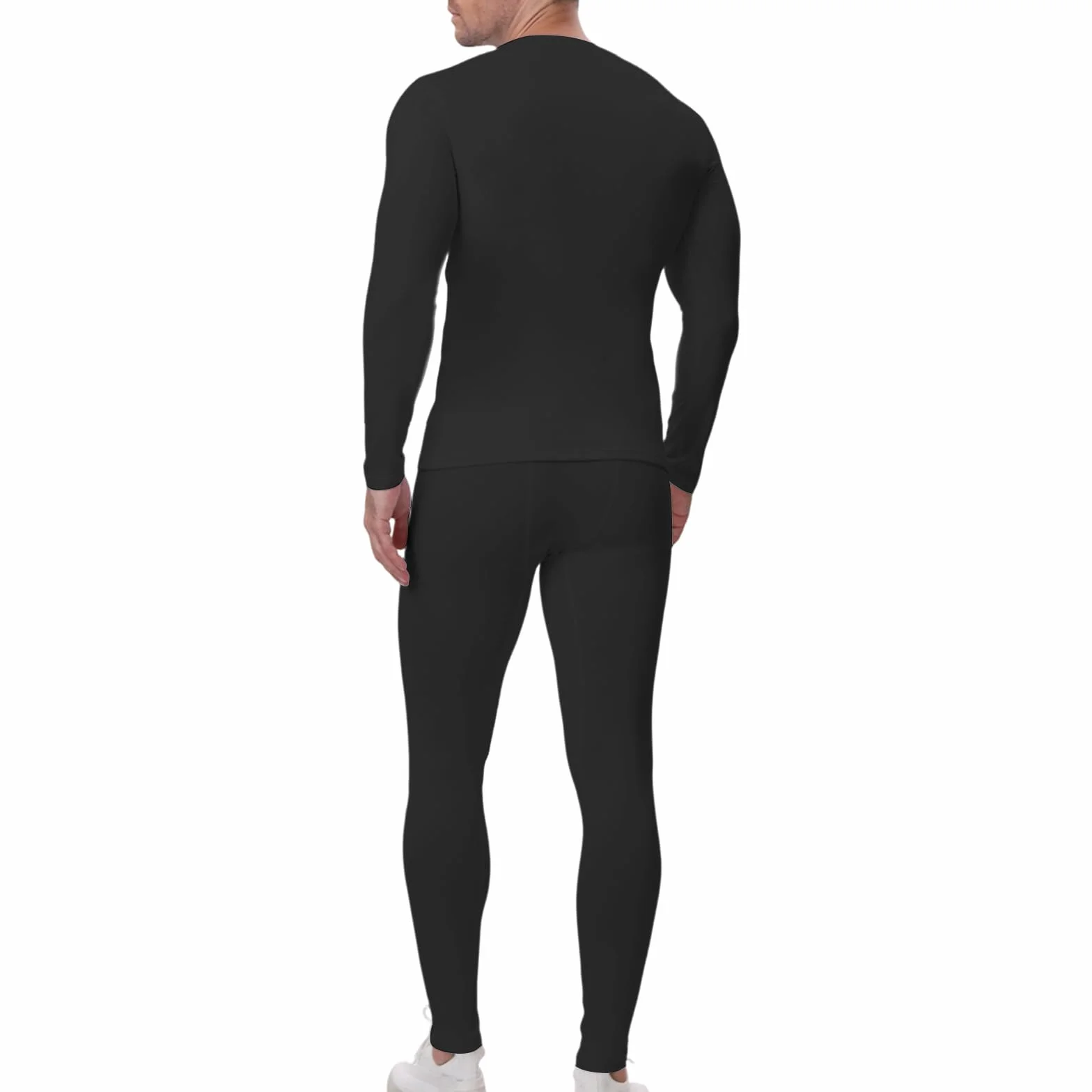 NuCamper Intimo Termico Uomo Set, Biancheria Intima Termica Uomo Funzionale Invernale Manica Lunga Maglia Termica e Pantaloni Base Layer Asciugatura Rapida per Sci Sport Ciclismo Calcio Corsa Running