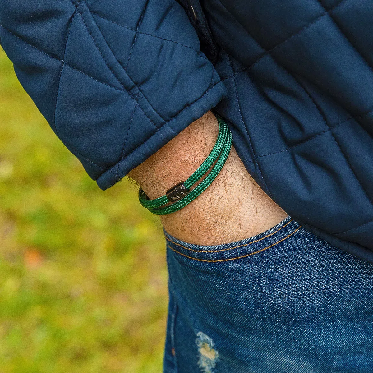 Wind Passion - Bracciale magnetico Paracord per uomo e donna - Corda nautica fatta a mano - Cordino Surfera estiva - Regalo di Natale