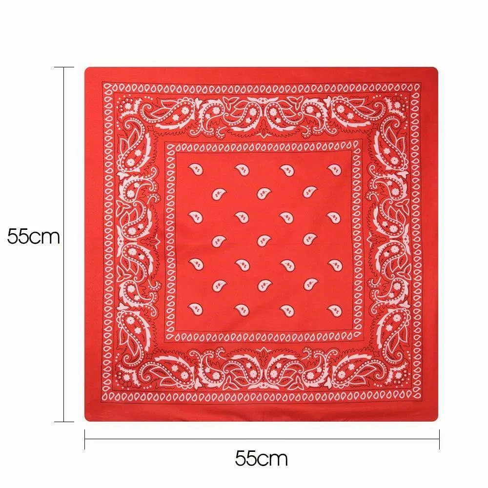 FEPITO Bandane da cowboy, 36 pezzi, motivo cachemire, con stampa paisley, fascia per capelli e maschera da equitazione