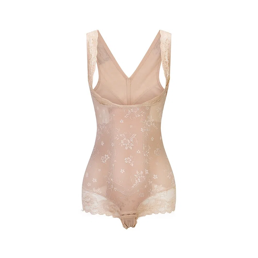 KSKshape Shaper del Corpo Senza Cuciture Shapewear a Petto Aperto Body Slimmer per Pancia per Donne