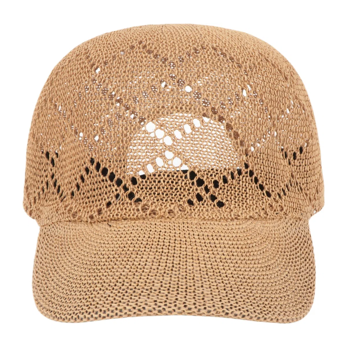 Cappello da baseball unisex in paglia, con visiera parasole per esterni, da viaggio, regolabile, cappello da camionista