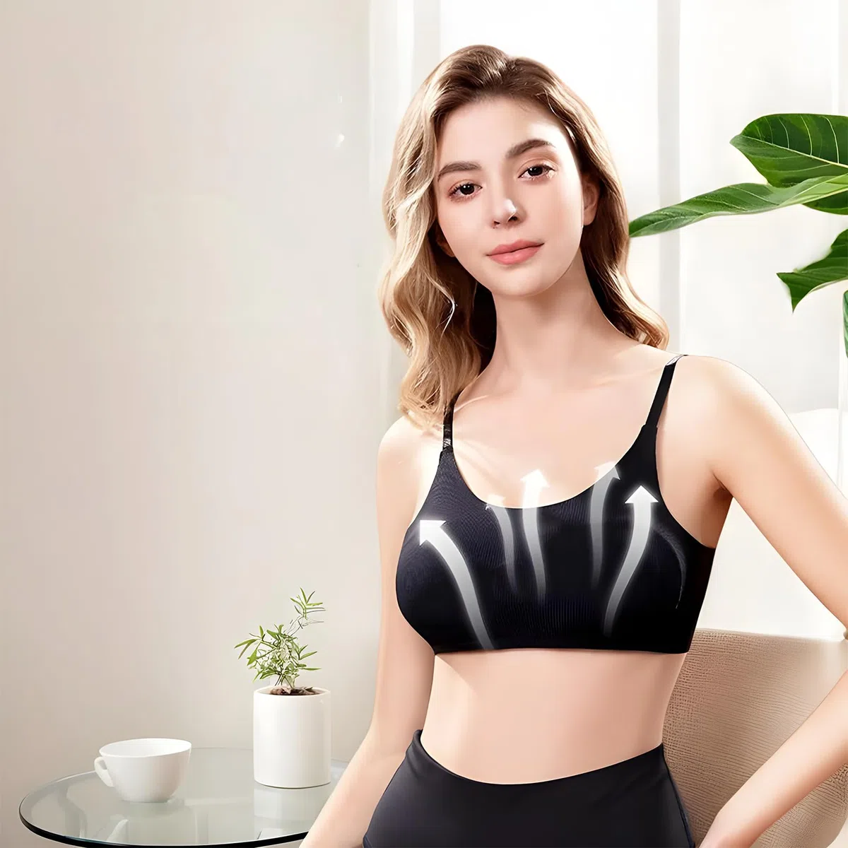Massaggiatore Seno,Reggiseno Massaggiatore Rassodante Seno | Dispositivo Indossabile Riutilizzabile con 3 Modalità per Donne in Gravidanza, Post Parto e Allattamento