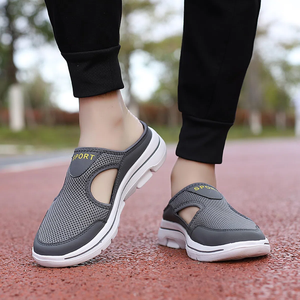 Meik Mangni Zoccoli Donna Uomo Sabot Traspiranti Ciabatte Comode Sandali da Spiaggia Leggero Scarpe da Giardino Antiscivolo Pantofole da Casa 36-48 EU