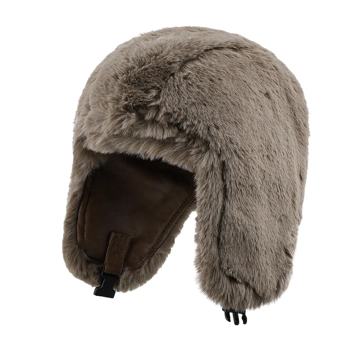 CLAPE Cappello Aviatore Uomo Donna Colbacco in Finta Pelle Cappello Caldo Invernale con Paraorecchie Impermeabile Cappello Ushanka