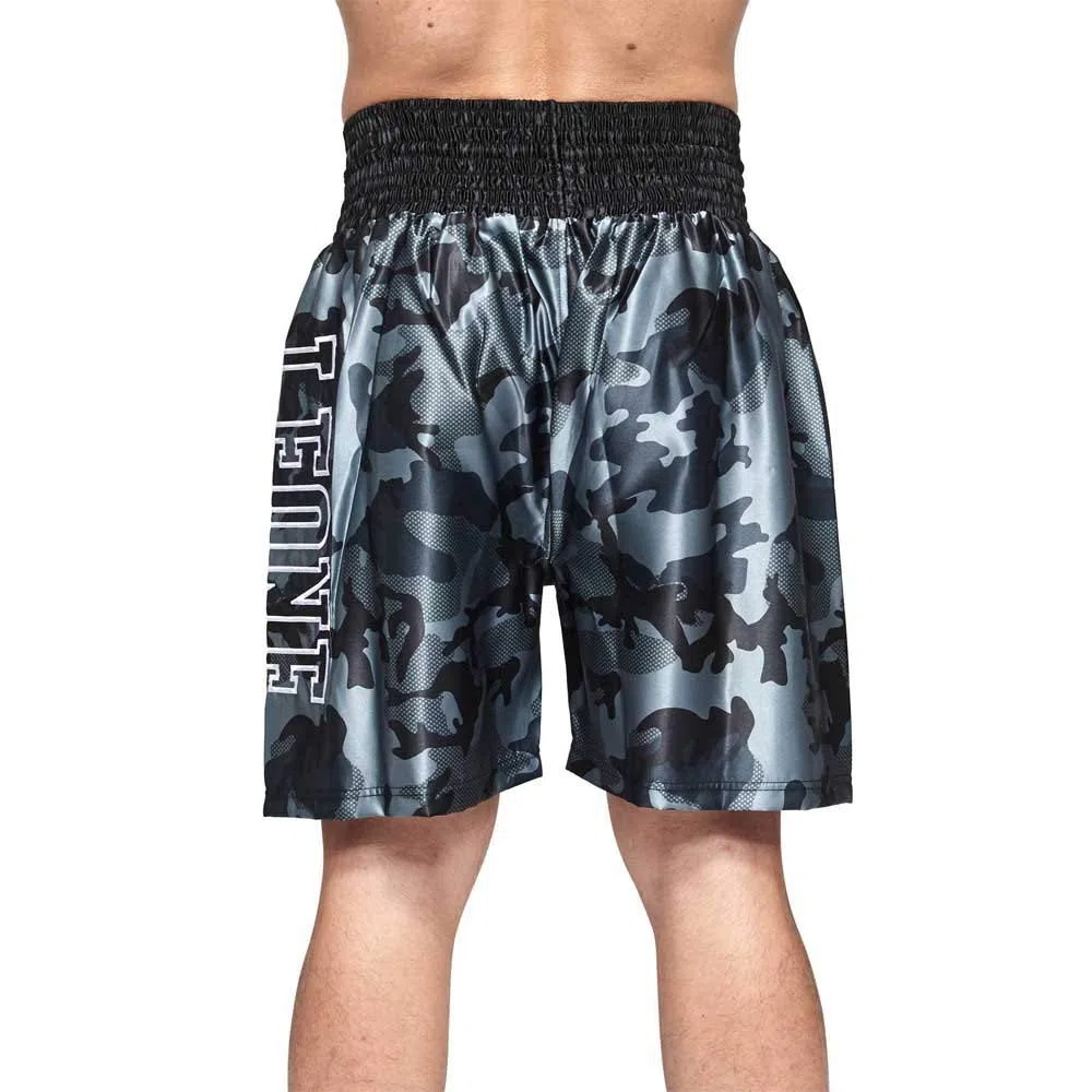 LEONE 1947, Pantalocino Boxe Camo Unisex Adulto, Verde, S, AB220