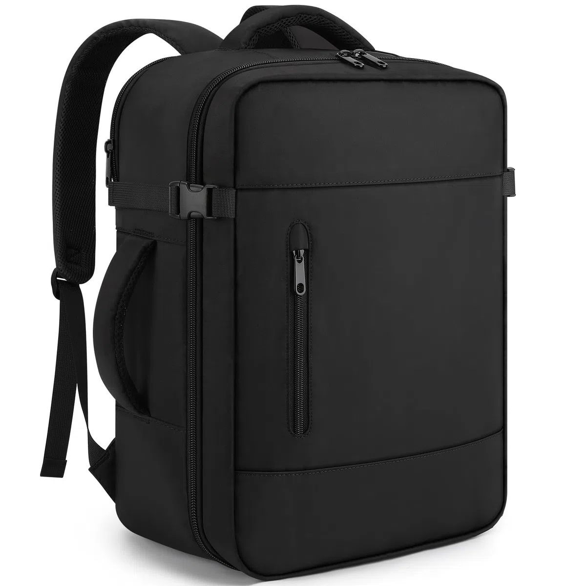ZOMFELT Zaino Ryanair 40x30x20, 24L Bagaglio a Mano 40x30x20 Aereo, Zaino da Viaggio Porta Computer 15.6 Pollici, Zaino Antipioggia Compatto per Ryanair, Wizz Air, EasyJet, Nero