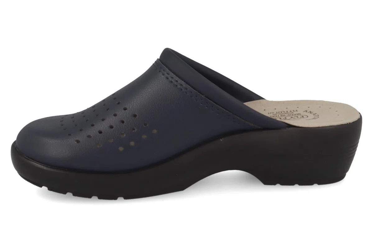Fly Flot | Professional Certified, Zoccoli Sanitari Donna Traspiranti, Ciabatte con Tomaia in Evopell, Sottopiede imbottito in Pelle Antishock