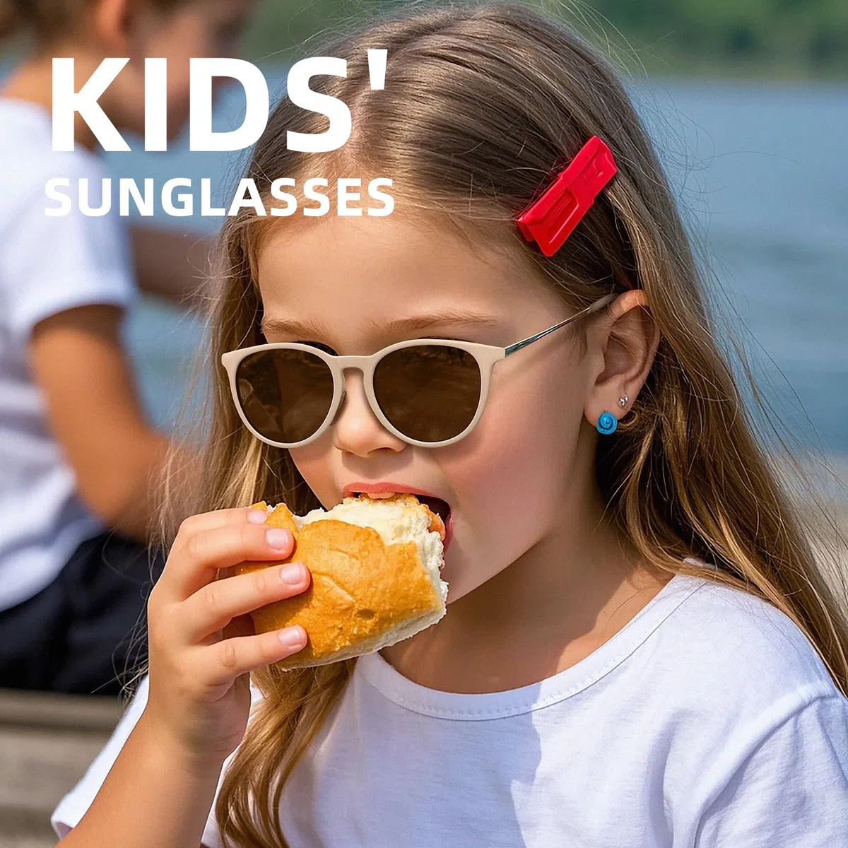 SUNGAIT Occhiali da sole polarizzati per bambini ragazzi e ragazze dai 3 ai 9 anni protezione UV400 lenti infrangibili montatura flessibile