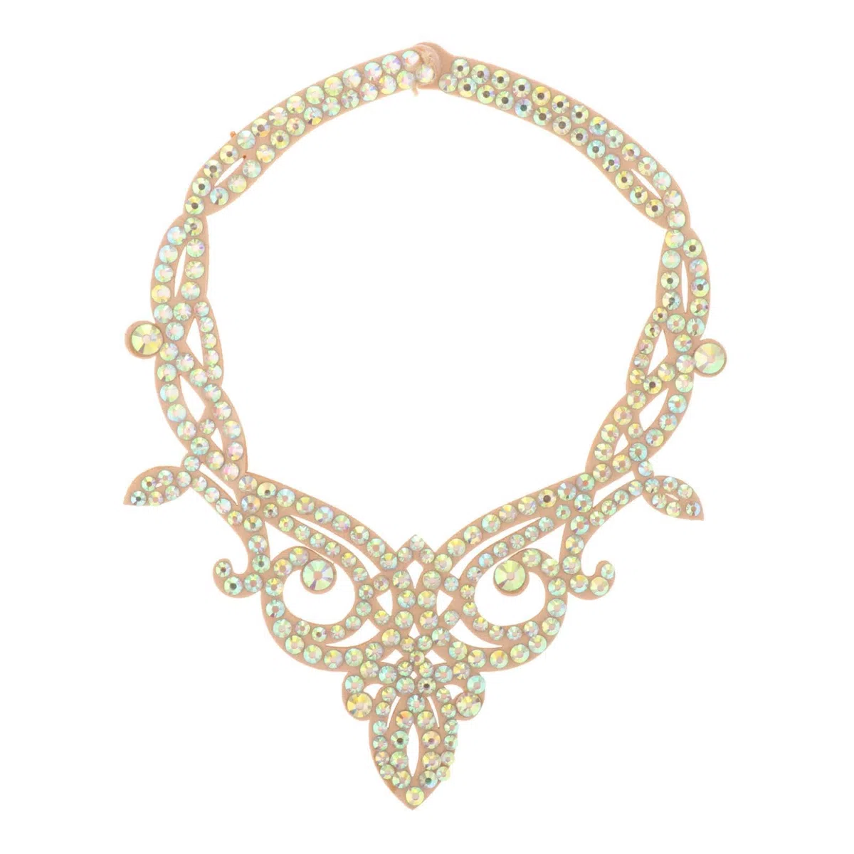 F Fityle Accessori per Collana di Danza del Ventre Dichiarazione di Halloween Festa per Adulti Ballo Latino Shine Catena per Collo per Gioielli da Donna,