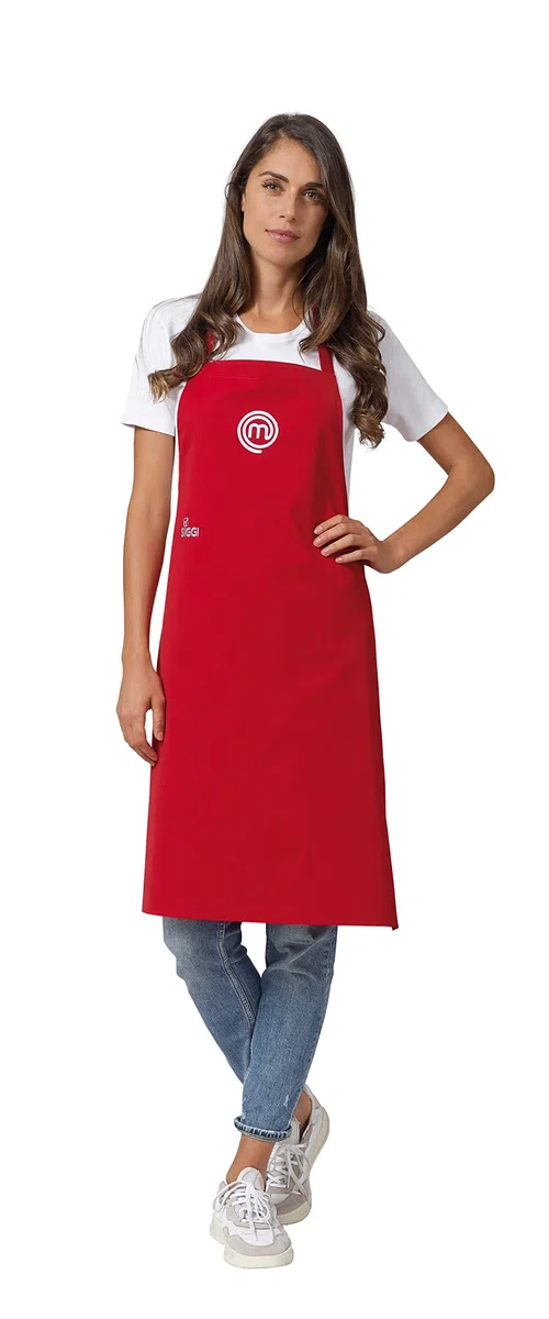 Siggi Grembiule Masterchef Italia Ufficiale – Personalizzato con Ricamo Nome – Unisex – Idea Regalo Cucina – Originale e Professionale