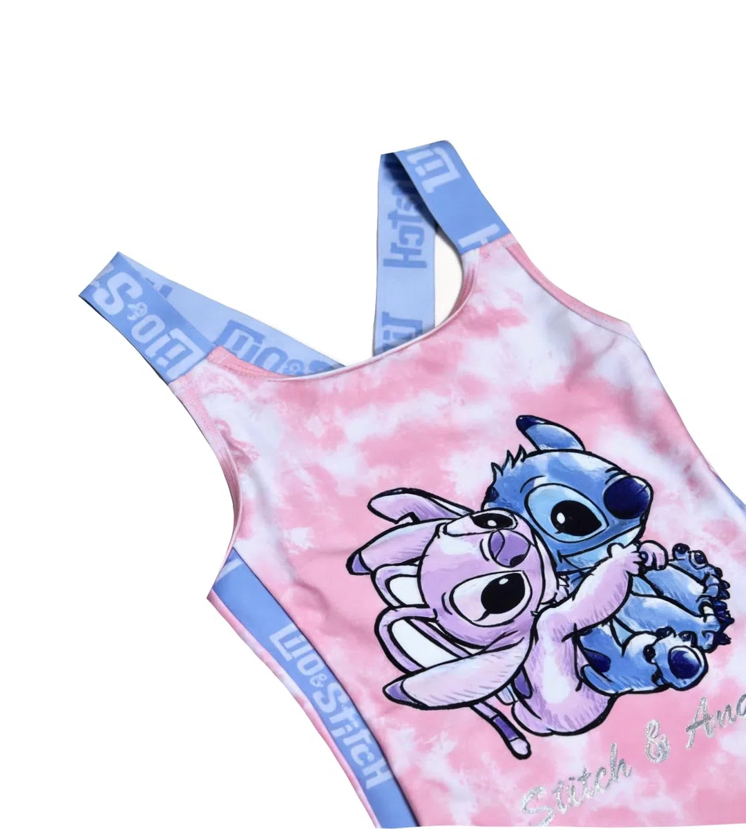 Disney Lilo & Stitch - Costume da bagno intero per bambine, età 5-13 anni