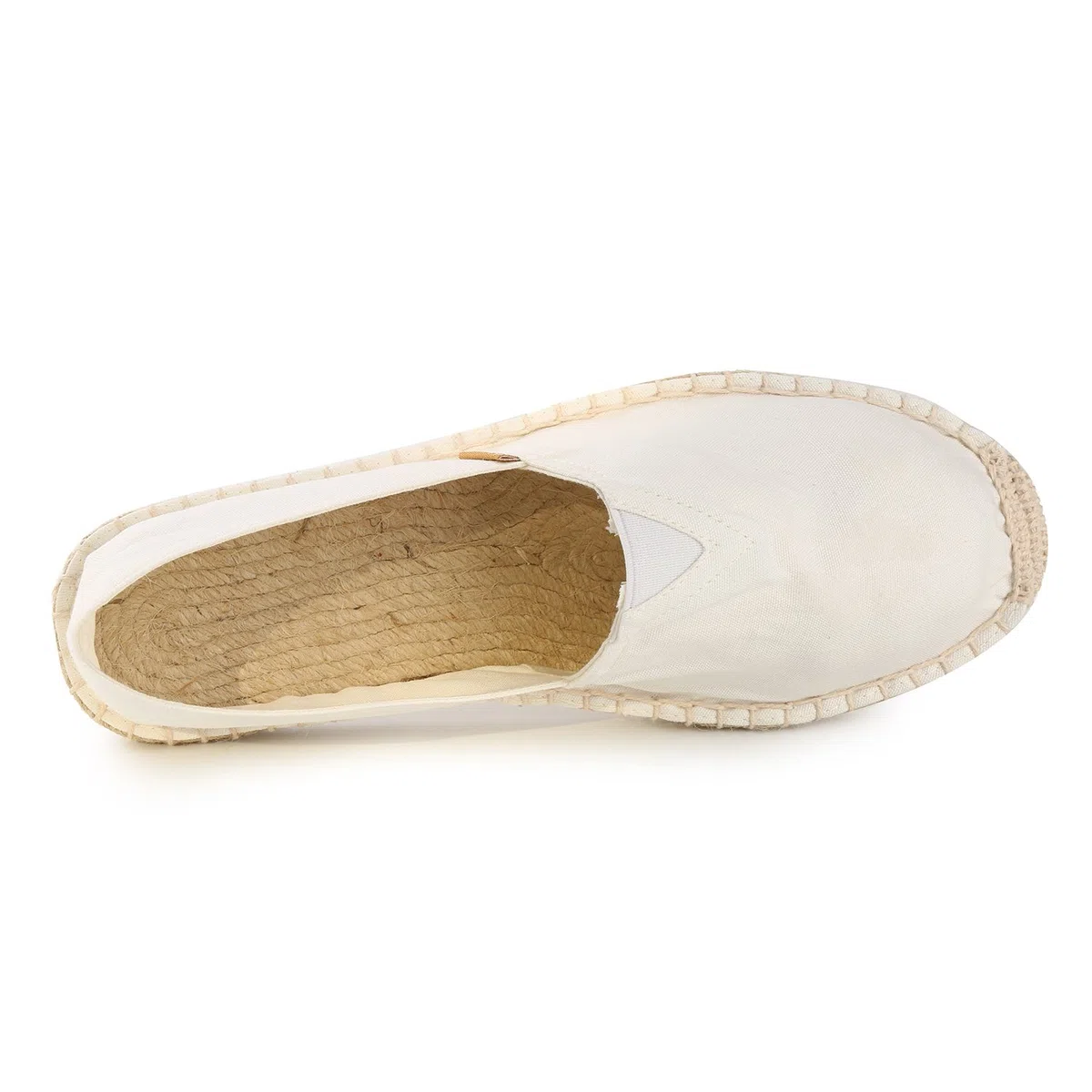 Donna Classico Tela Slip-on Piatto Espadrillas