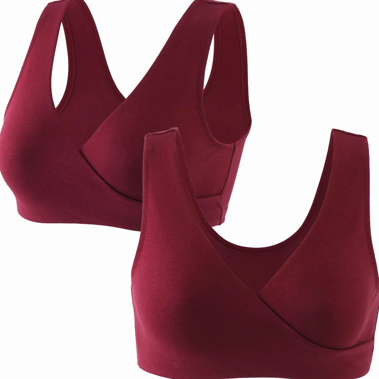 Reggiseno Allattamento, Reggiseno Senza Ferretto e Senza Cuciture, Cotton Reggiseno per Gravidanza e Allattamento, Comodo Reggiseno Senza Fili per Il Sonno Notturno