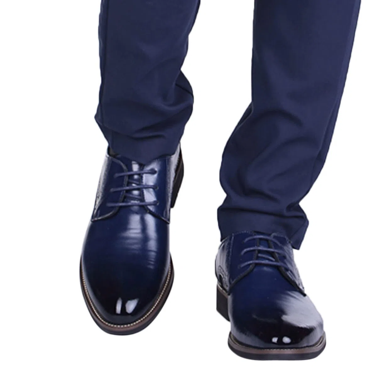 Scarpe in pelle, da uomo, leggere, eleganti, da sposa, classiche, Oxford, larghe, in pelle, per attività tradizionali, a