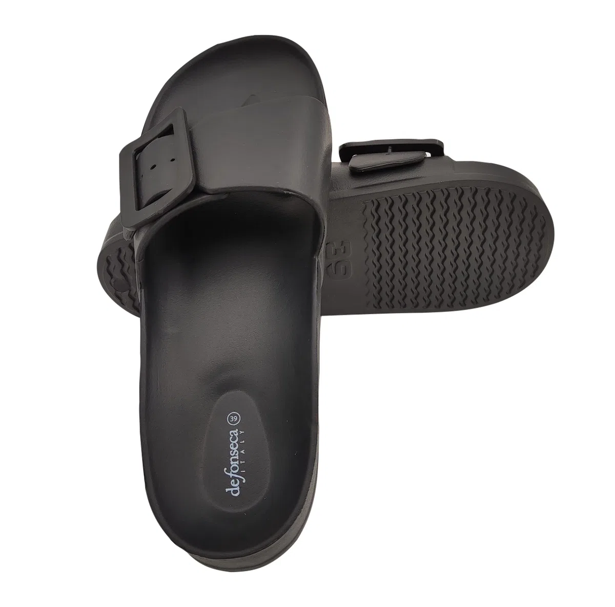 DeFonseca Originale Modello Sestrip Ciabatta Pantofola Donna con Fascia Regolabile in Gomma per Casa Giardino Spiaggia Piscina Qualità Marchio Italiano