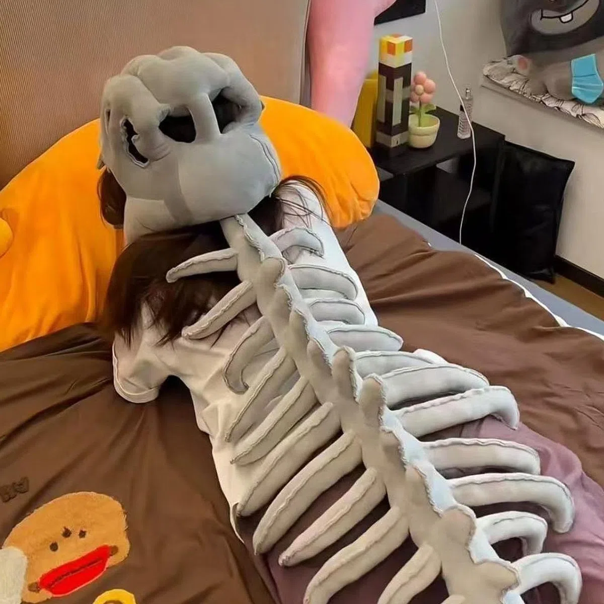 Baoblaze Costume Da Scheletro 3D di Dinosauro per Halloween, Accessori per Cosplay, Realistico, Gioco di Ruolo, a Tema per Travestimenti Natalizi