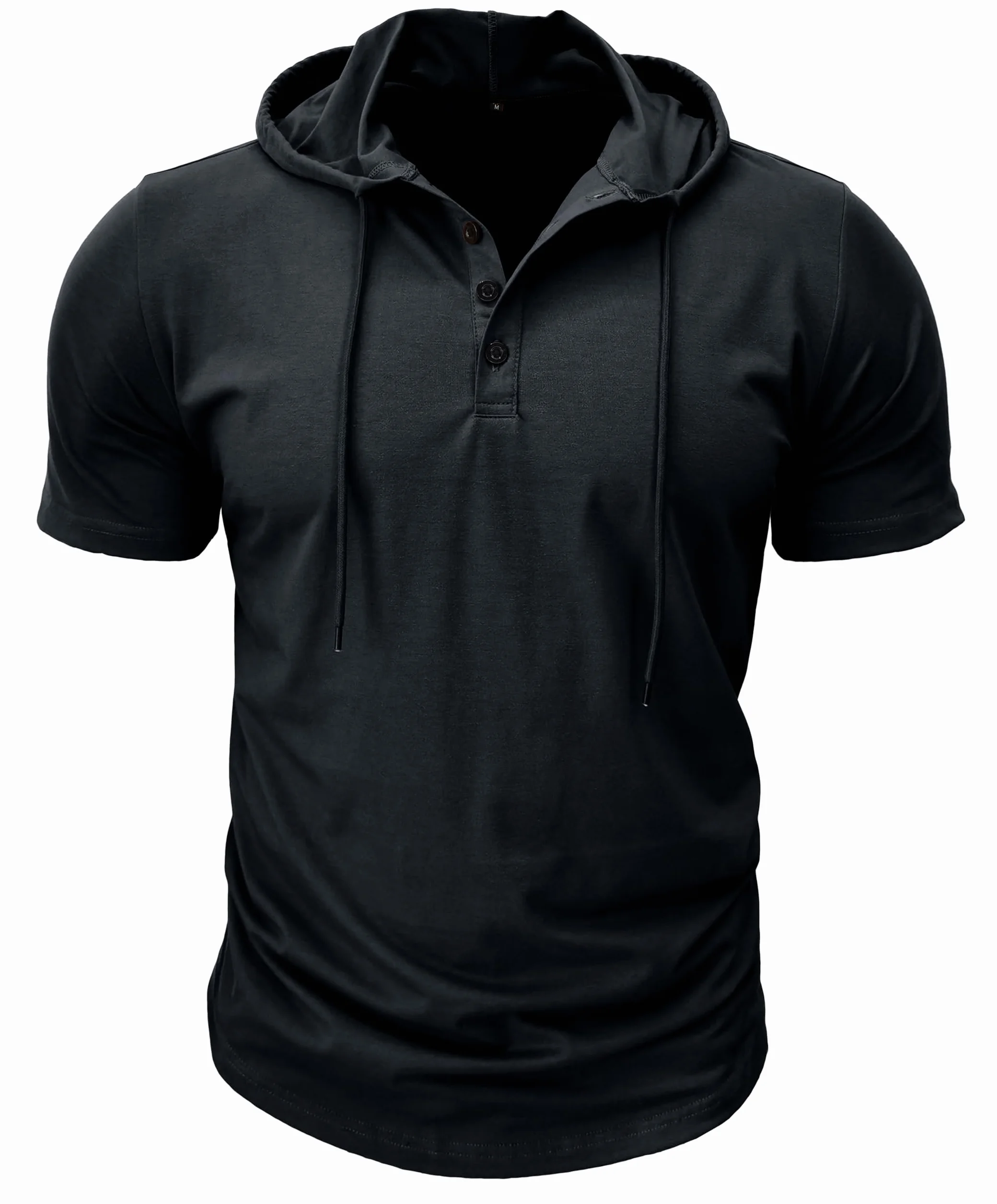 MakingDa Athletic Manica Corta Con Cappuccio Uomini Moda Allenamento Palestra Pullover Camicia Con Cappuccio Pulsante Muscle Fit Estate Felpa Leggera Hip Hop Running Boxing Hiking Sport Hoodys T-Shirt