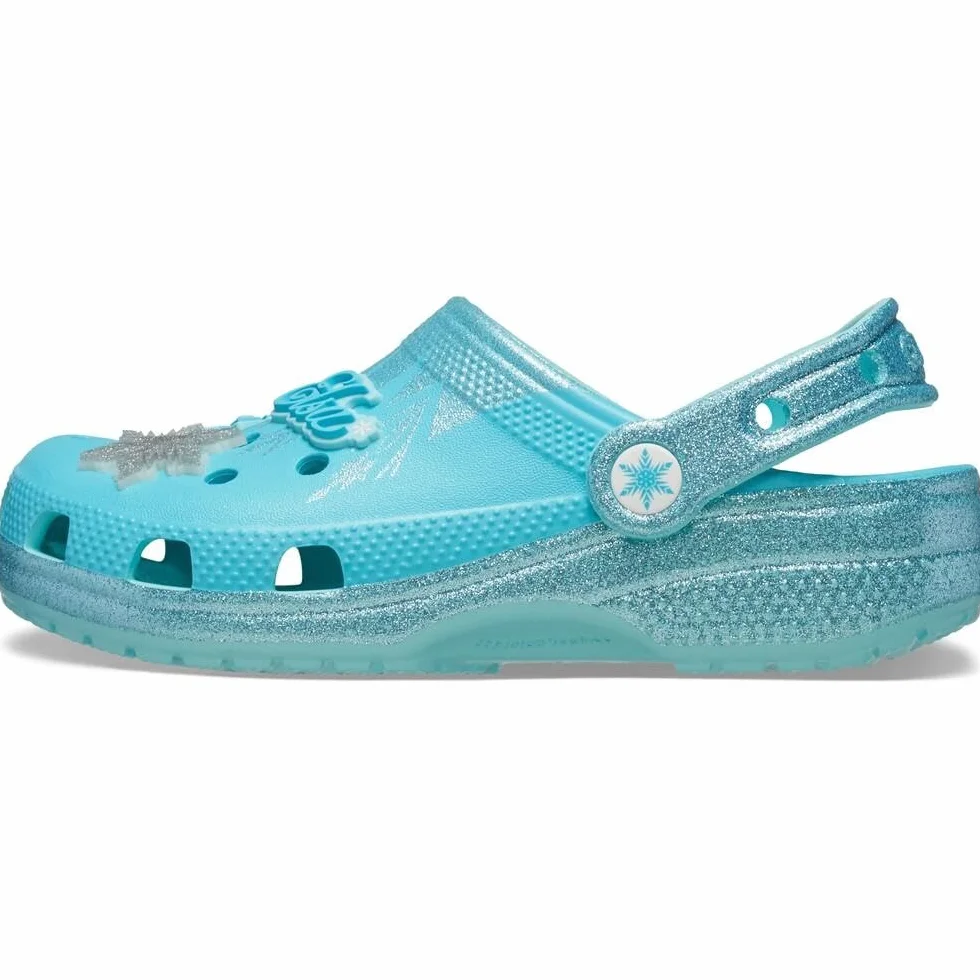 Crocs Frozen Elsa Classic Clog K, Zoccoli Unisex - Bambini e Ragazzi