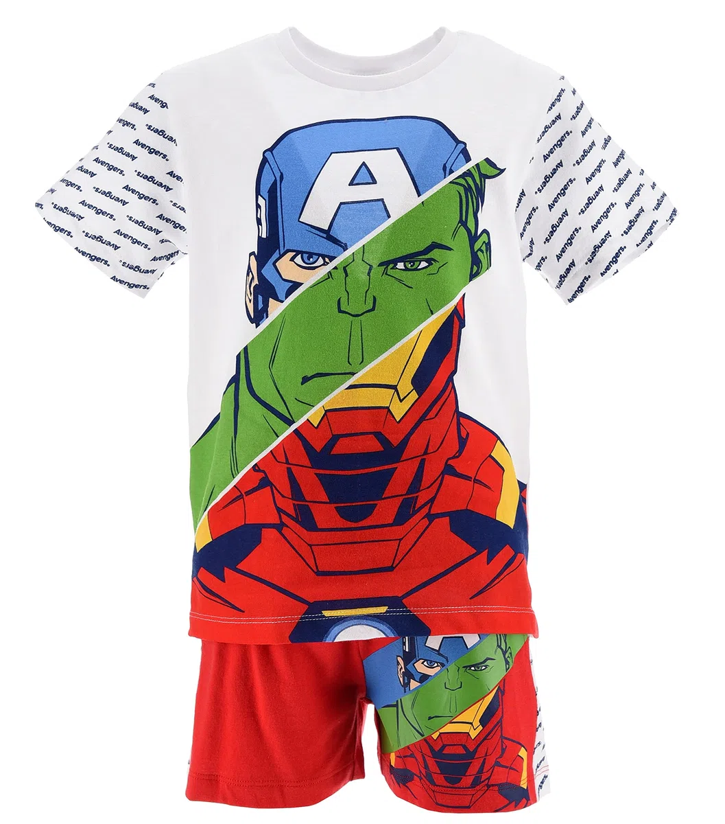 Marvel Avengers Bambino Maglietta e Pantaloncini