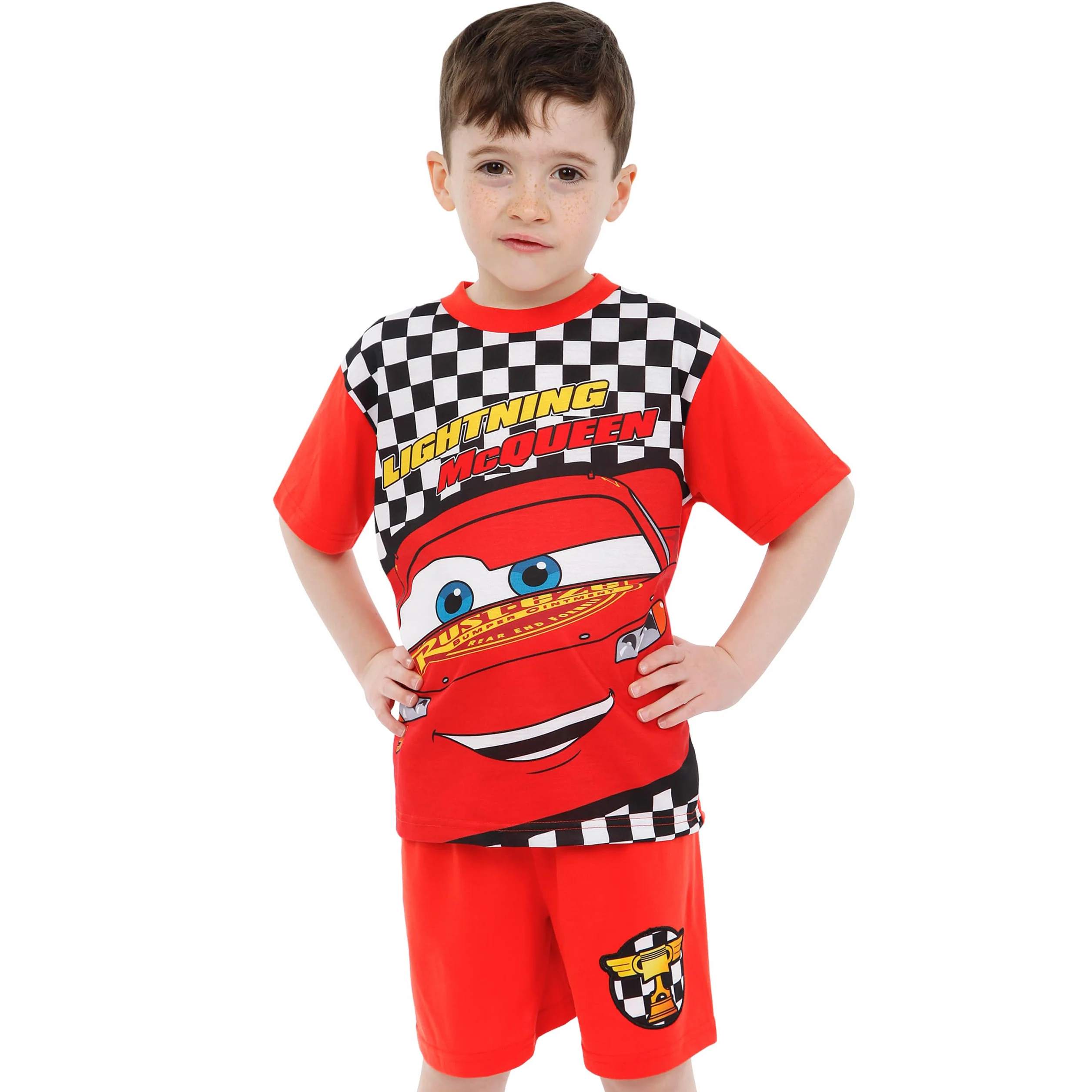 Disney Cars Pigiama Bambino | Saetta McQueen Pigiamone Ragazzo Estivo | Cars Pigiama