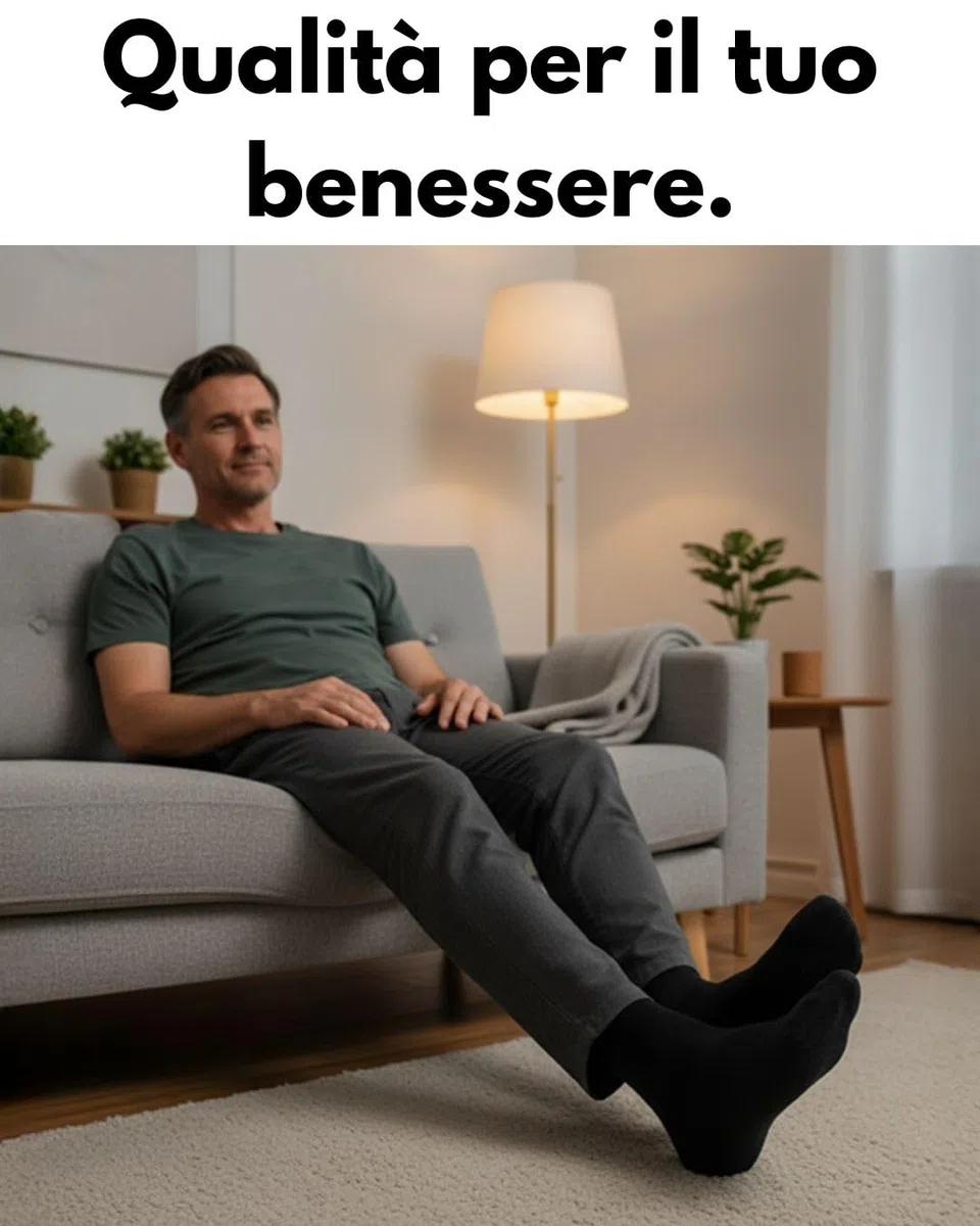 sockenkauf24 10 Paia Calze Diabetici senza Elastico Uomo Donna Cotone senza Cucitura