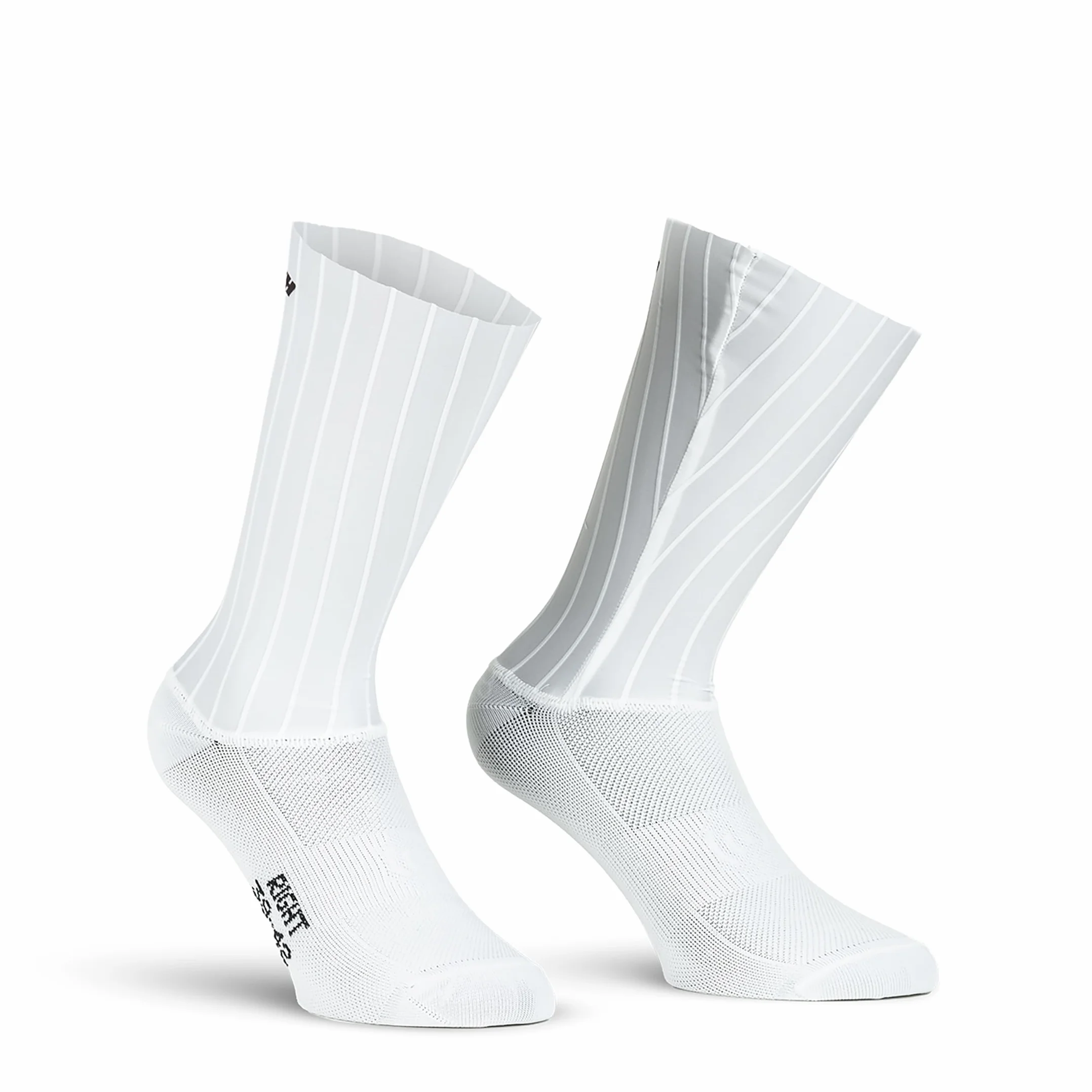 Calza Crono 7, 1 Paio, Calza Tecnica Aerodinamica, Calza Ciclismo, Costine per Minima Resistenza all'Aria