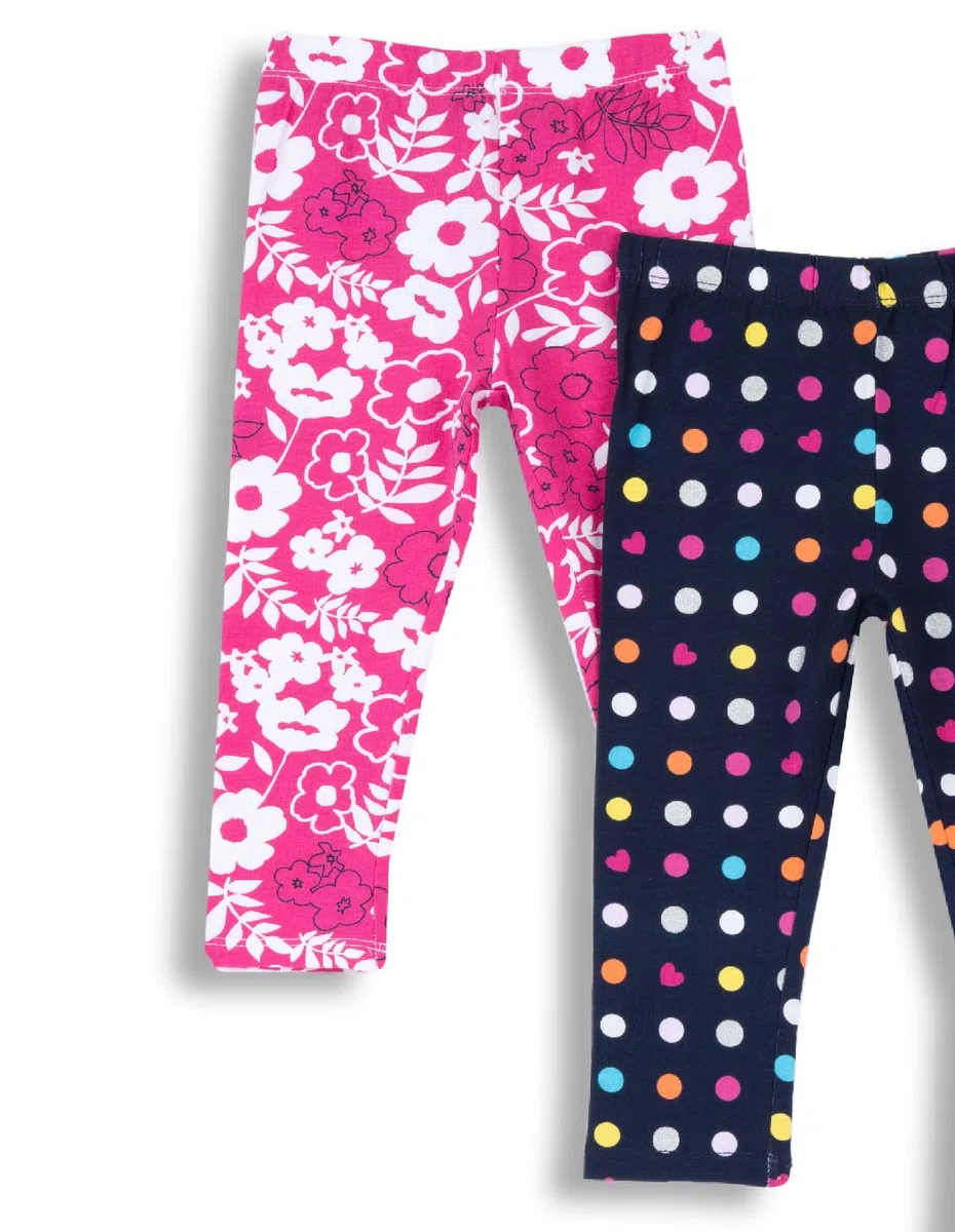Chicco, Leggings Bambina, Set di 3 Pantaloni Leggings Stile Capri, in Morbido Cotone, Abbigliamento Bambina, Designed in Italy