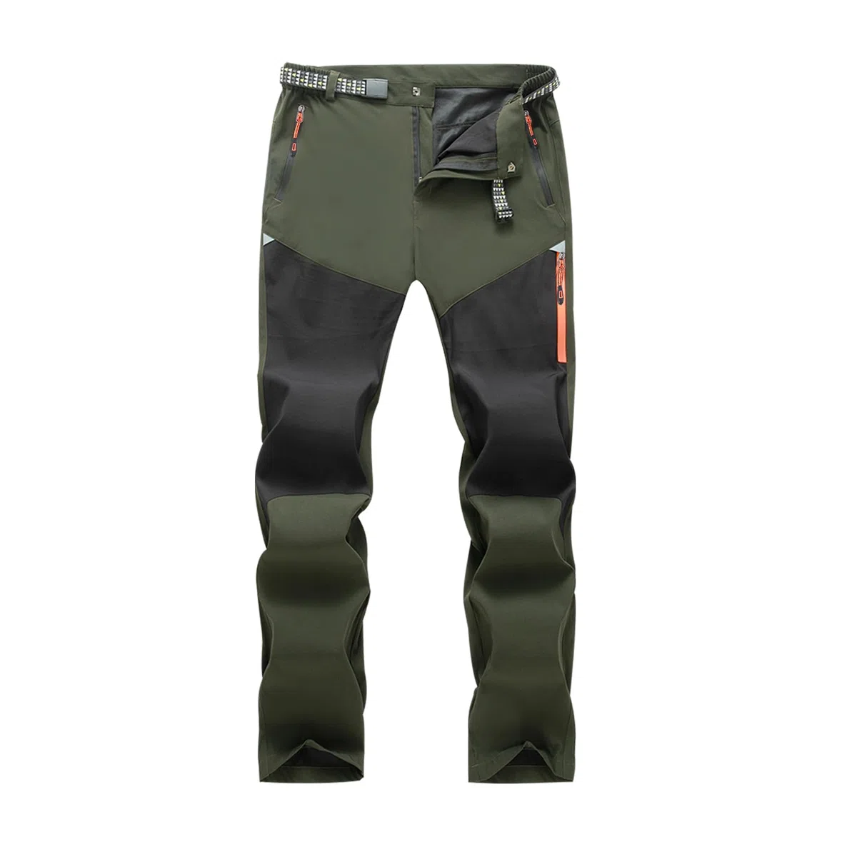 Pantaloni da Camminata all'aperto Leggeri Traspiranti Antivento Tattici Pantaloni da Trekking in Vita Elastica