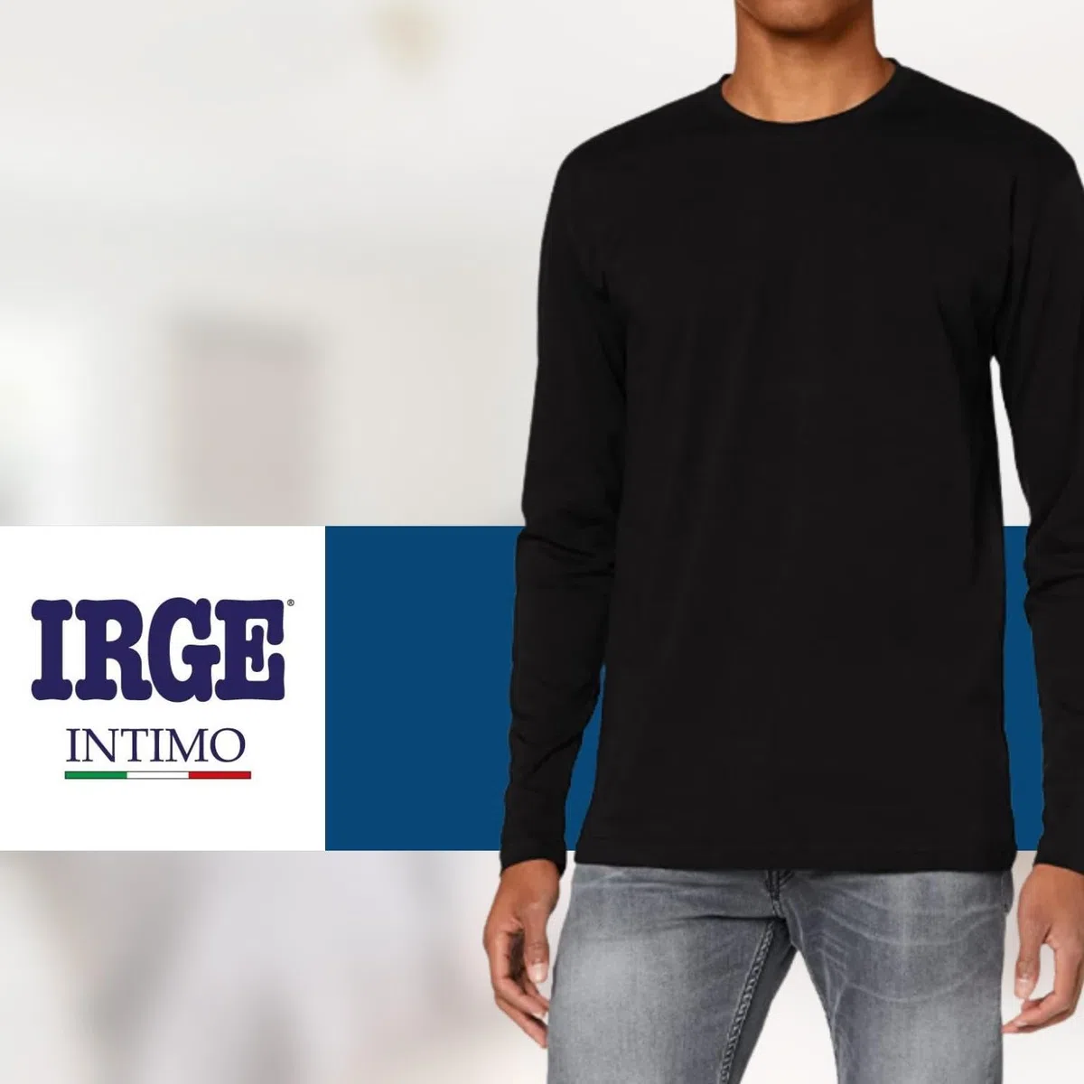 Intimitaly Irge Maglia Termica Uomo Manica Lunga (Pacco da 2) in Caldo Cotone Interlock