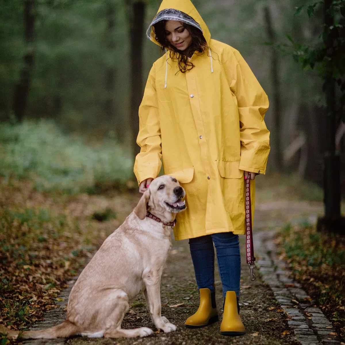 DREAM PAIRS Stivali da Pioggia Donna Chelsea Wellington Rain boots Impermeabili Stivaletti Elastico Outdoor Ankle Boot
