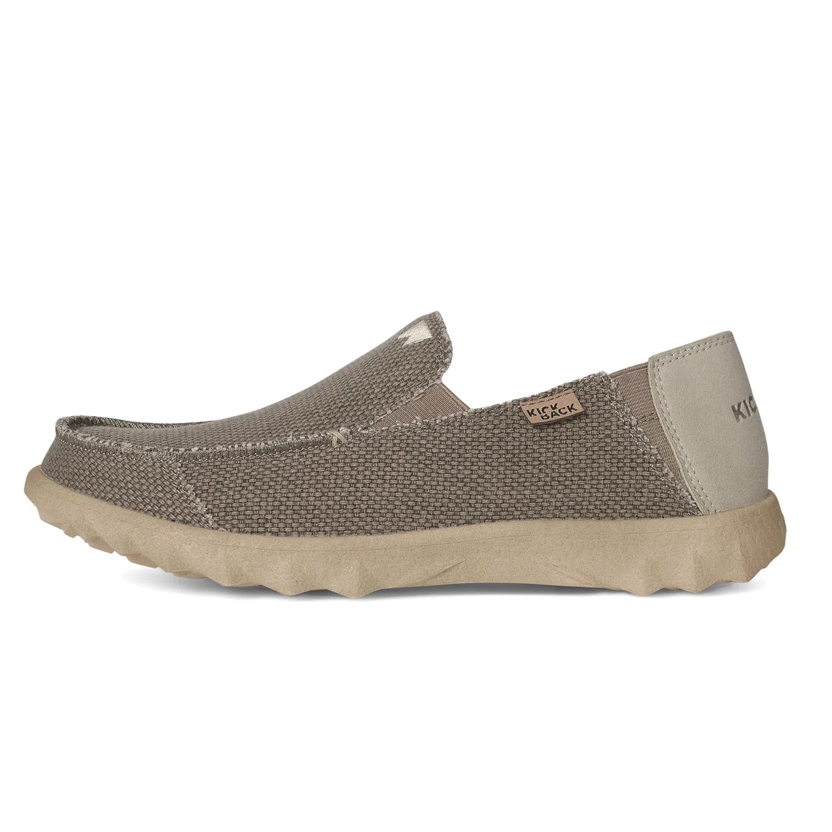Kickback Couch Classic Mocassini Slip‑On da Uomo in Tela – Scarpe Estive Casual per Viaggio e Spiaggia con Suola Antiscivolo – Calzata Confortevole per Comfort Tutto Il Giorno