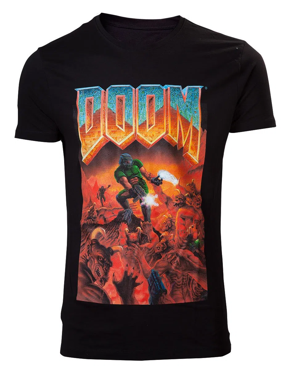Meroncourt Doom Classic Logo Hoodie Felpa Uomo (Pacco da 1)