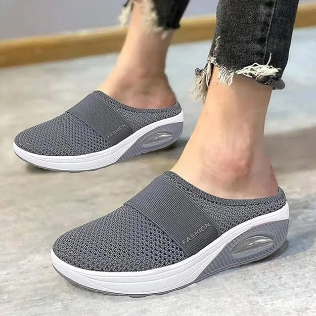 Scarpe da Passeggio Slip-on con Cuscino d'Aria da Donna,Ortopediche Scarpe Traspiranti e Casual con Cuscino d'Aria,Scarpe da Donna per diabetici da Passeggio